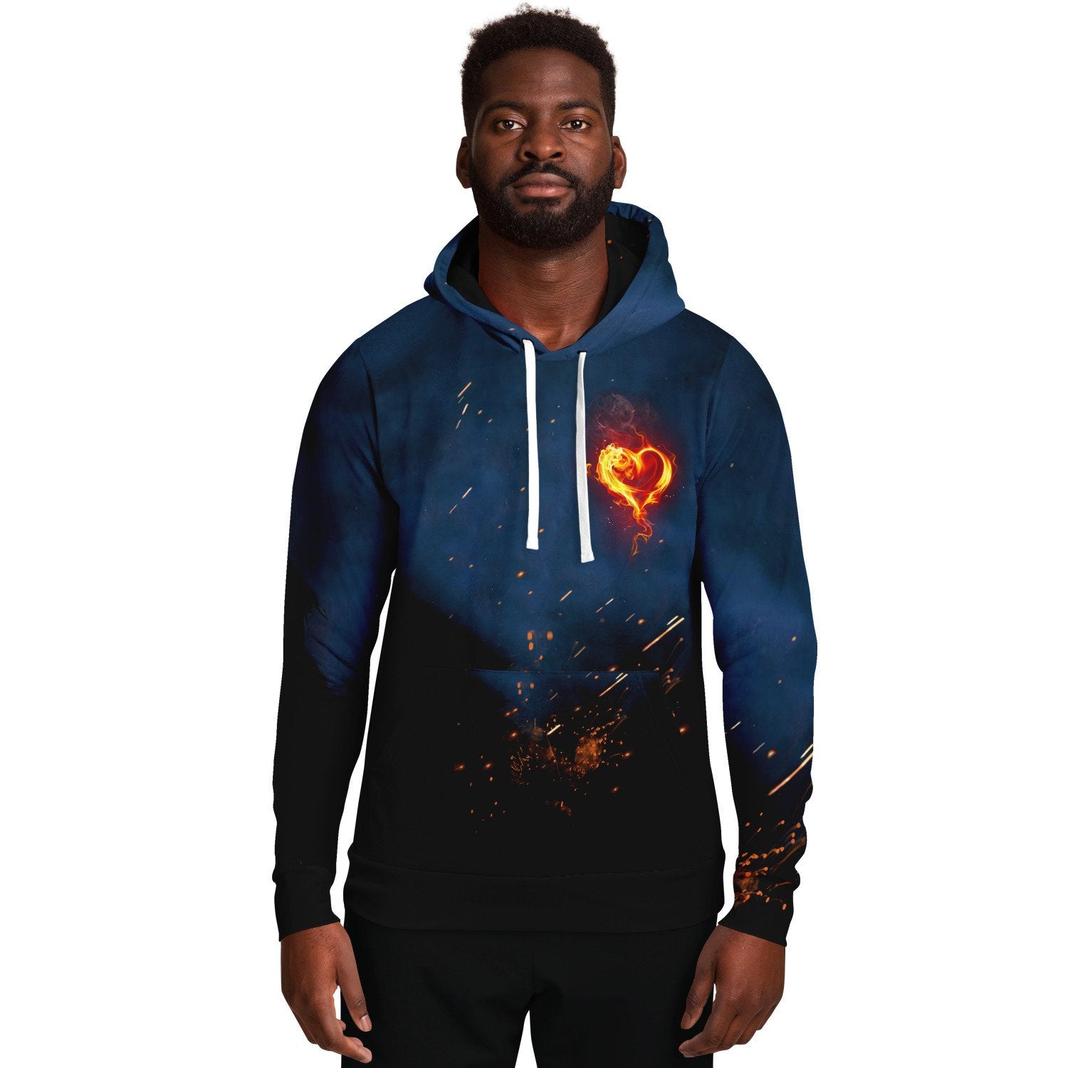 hearts on fire hoodie
