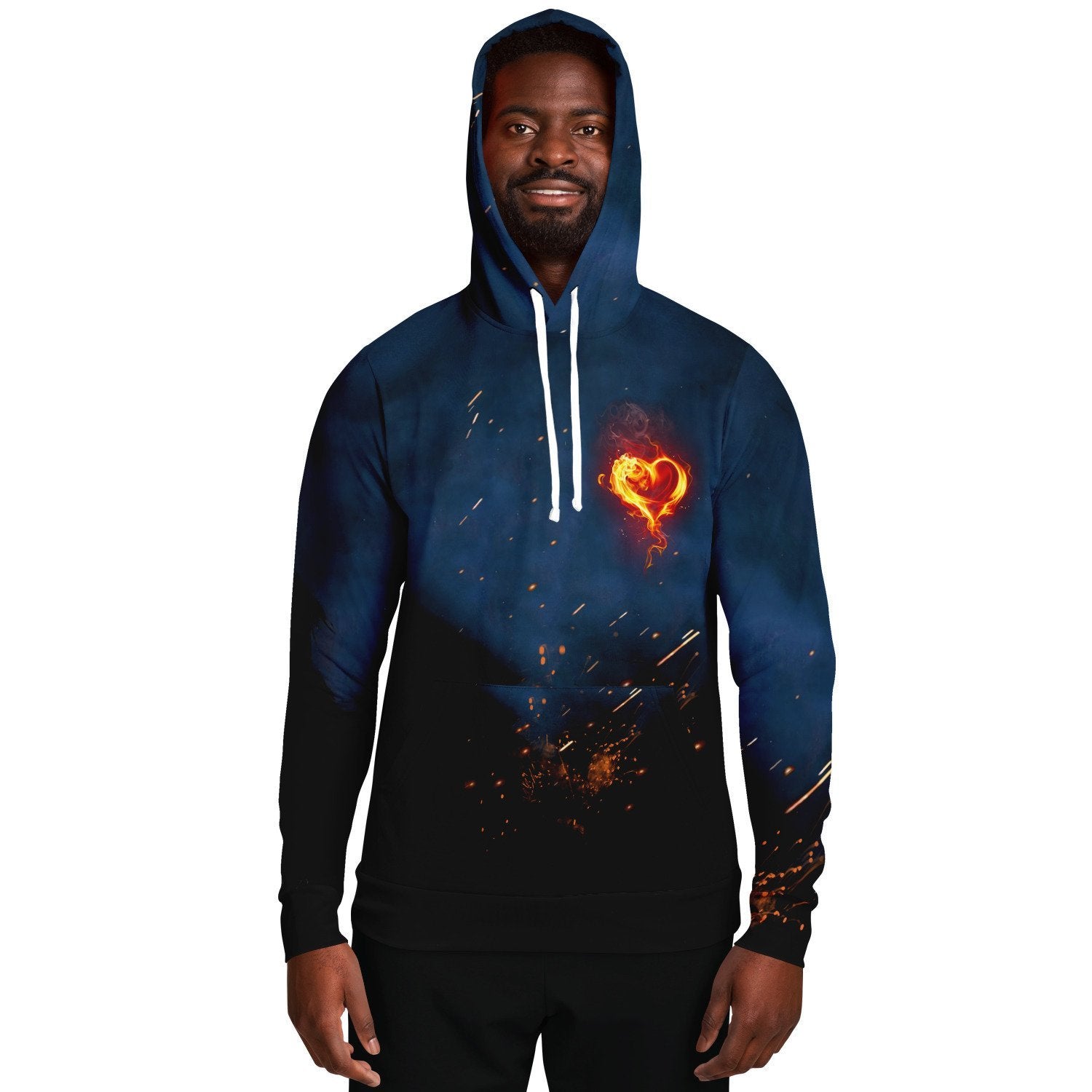 hearts on fire hoodie