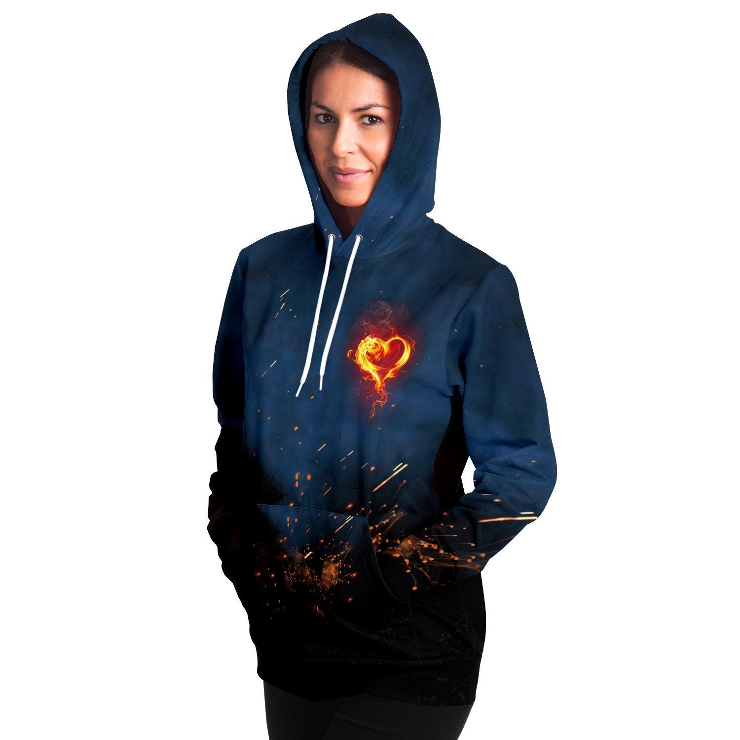 hearts on fire hoodie