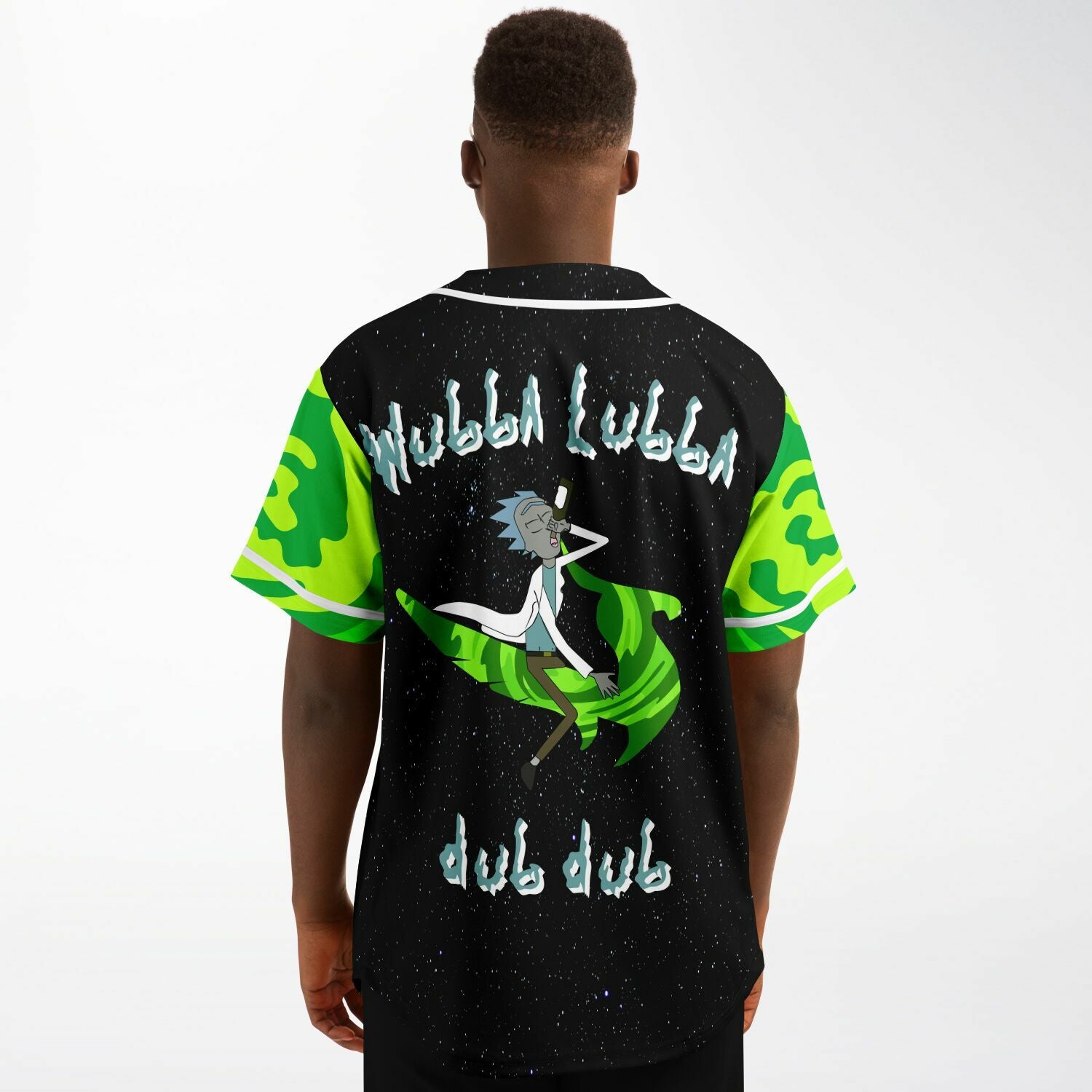 Wubba lubba rick and morty baseball jersey