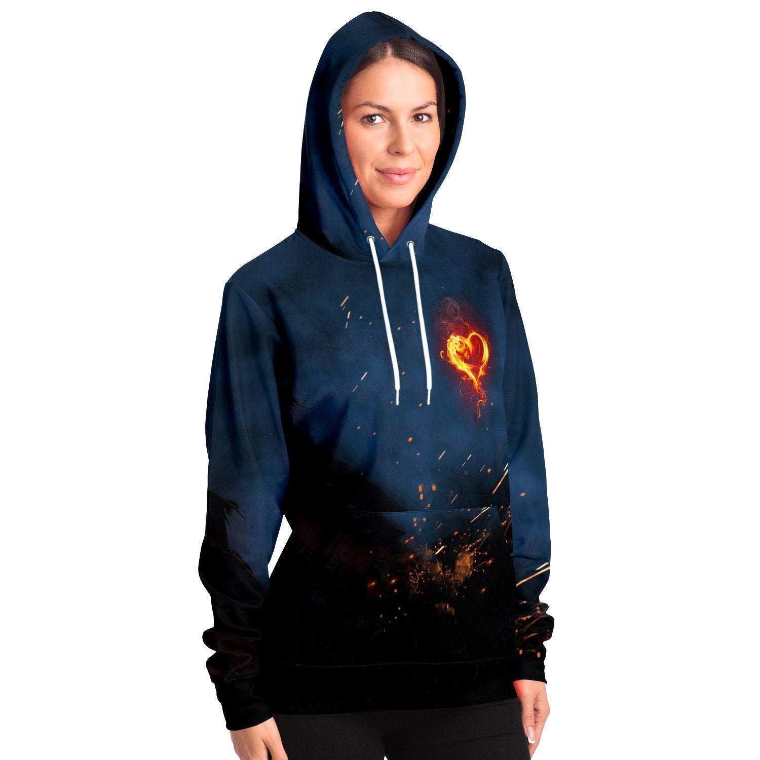 hearts on fire hoodie