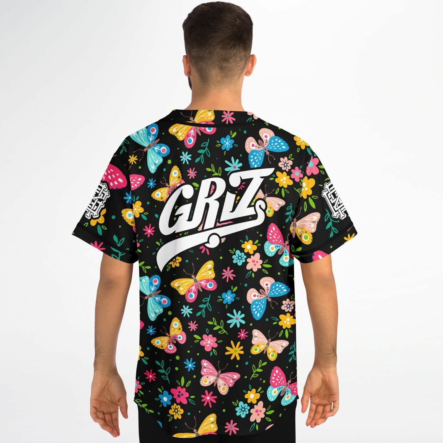 Griz Butterflies baseball jersey