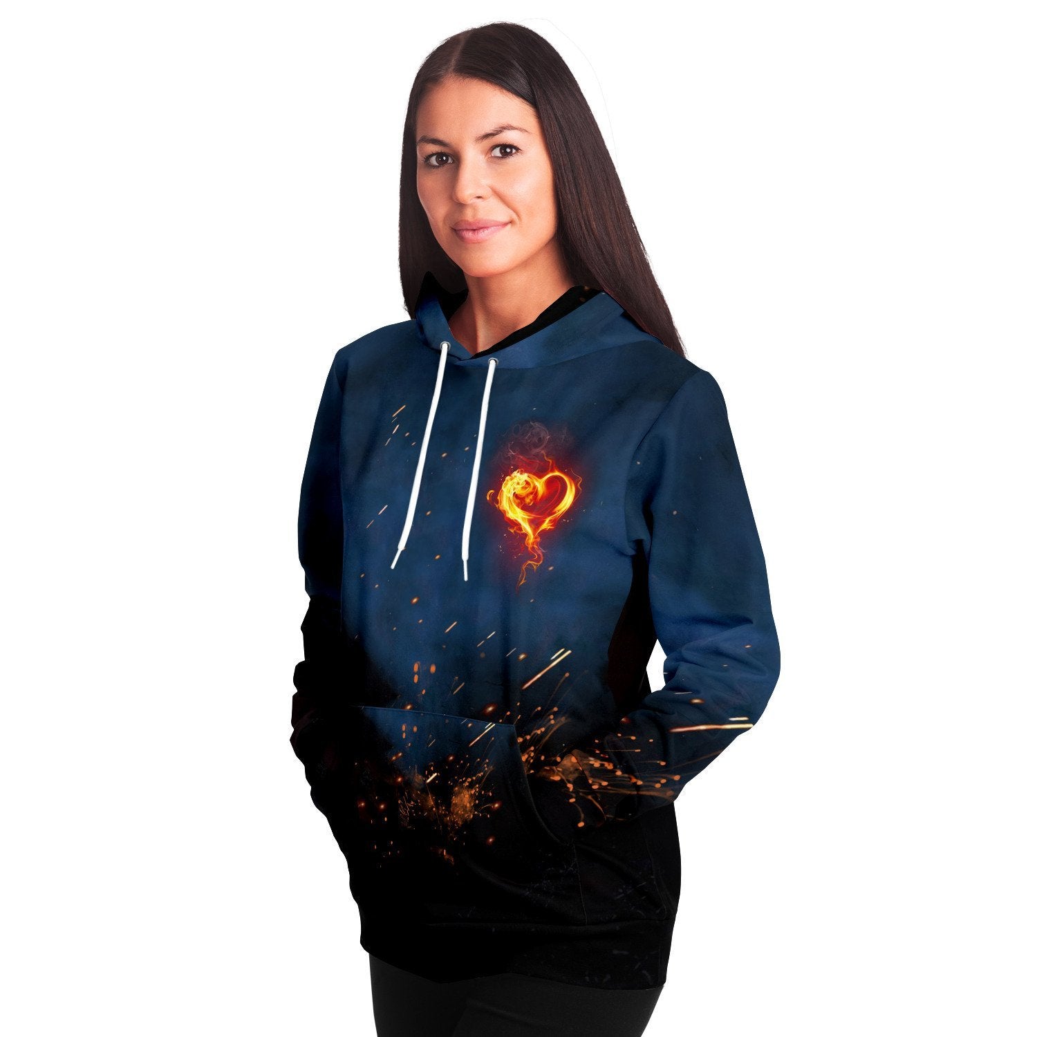 hearts on fire hoodie