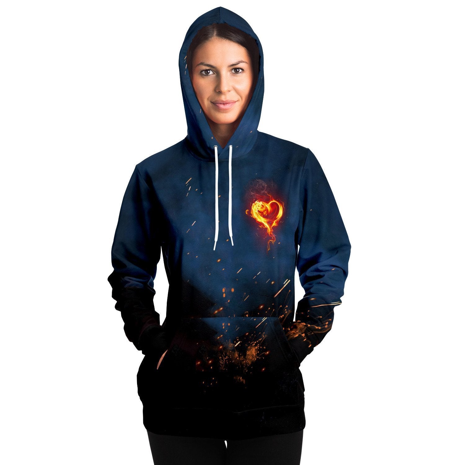 hearts on fire hoodie