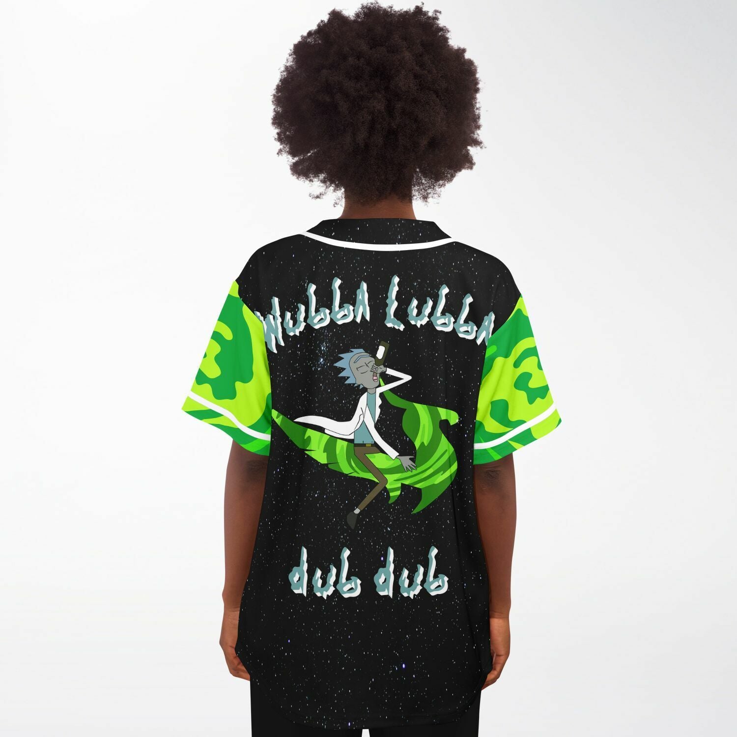 Wubba lubba rick and morty baseball jersey