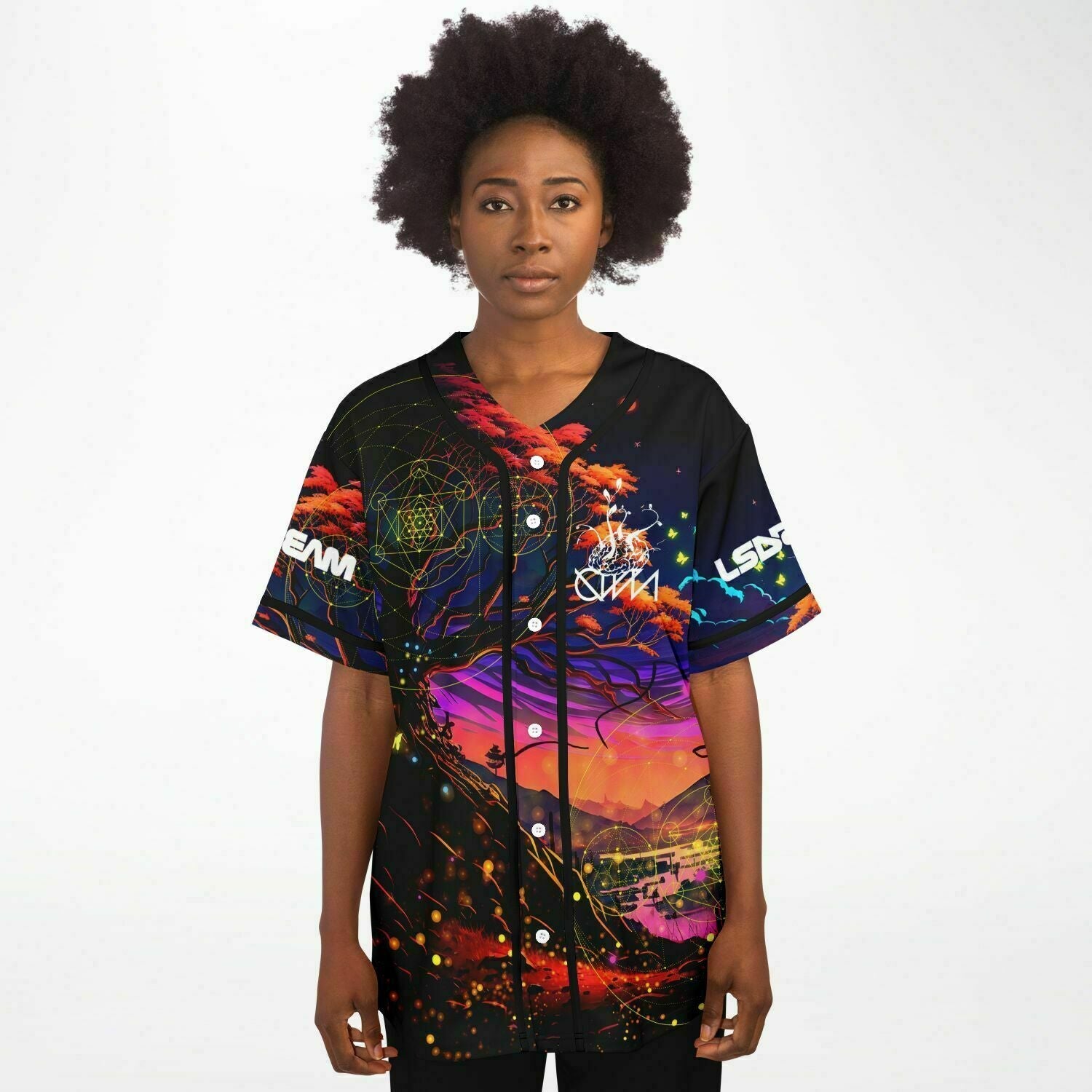 Badman Ganja white night jersey