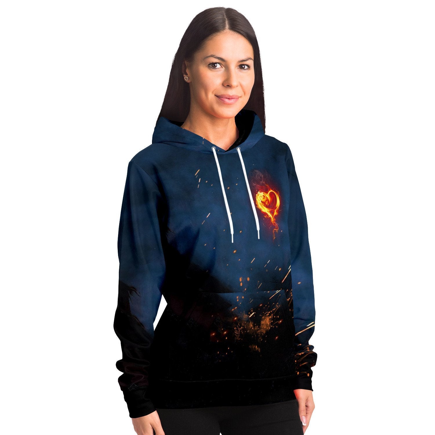 hearts on fire hoodie