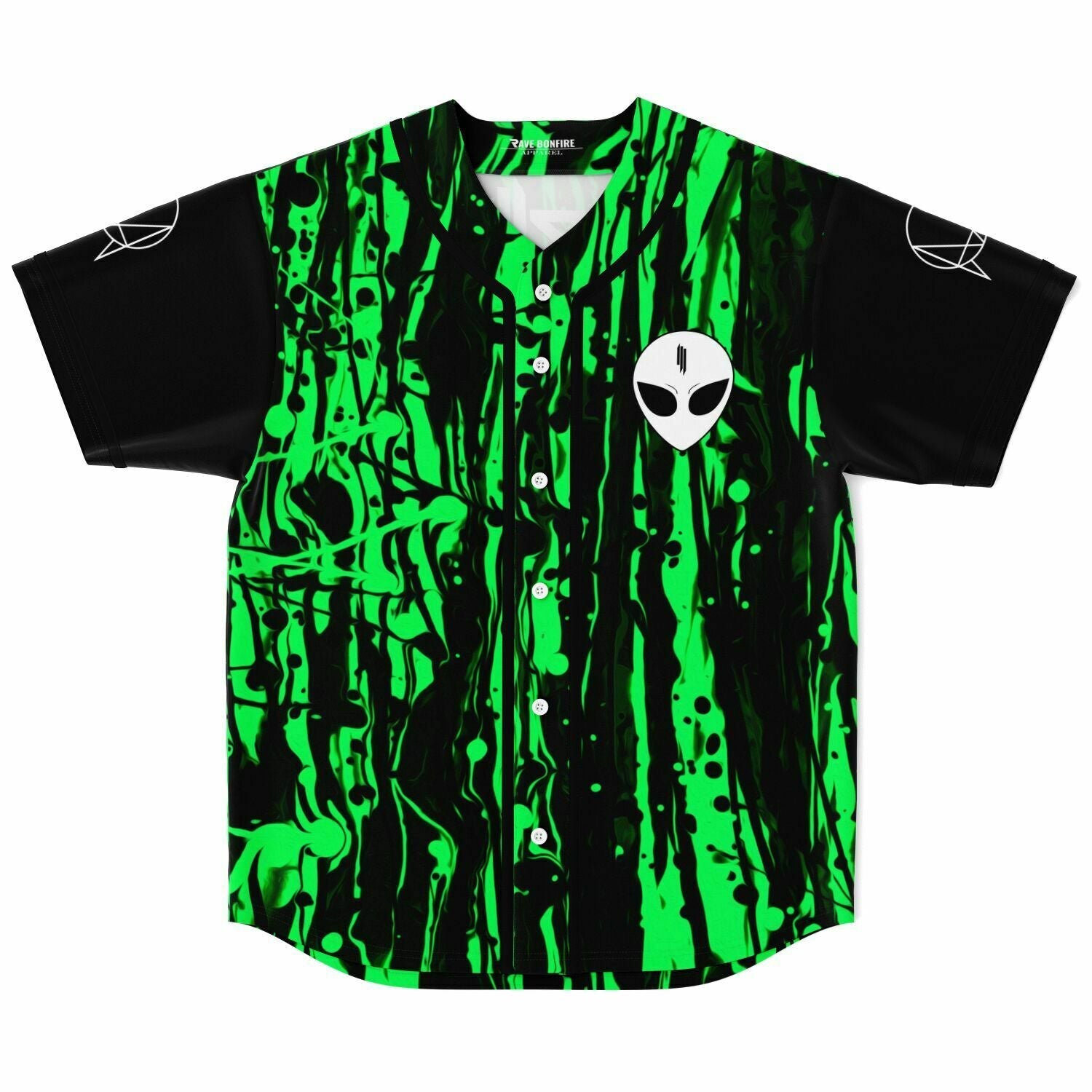 Skrillex Green Baseball jersey