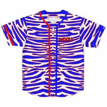 Wooli zebra Baseball Jersey