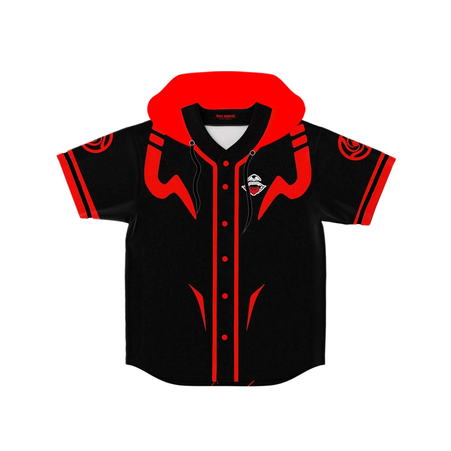 Jujutsu Kaisen Hooded baseball jersey