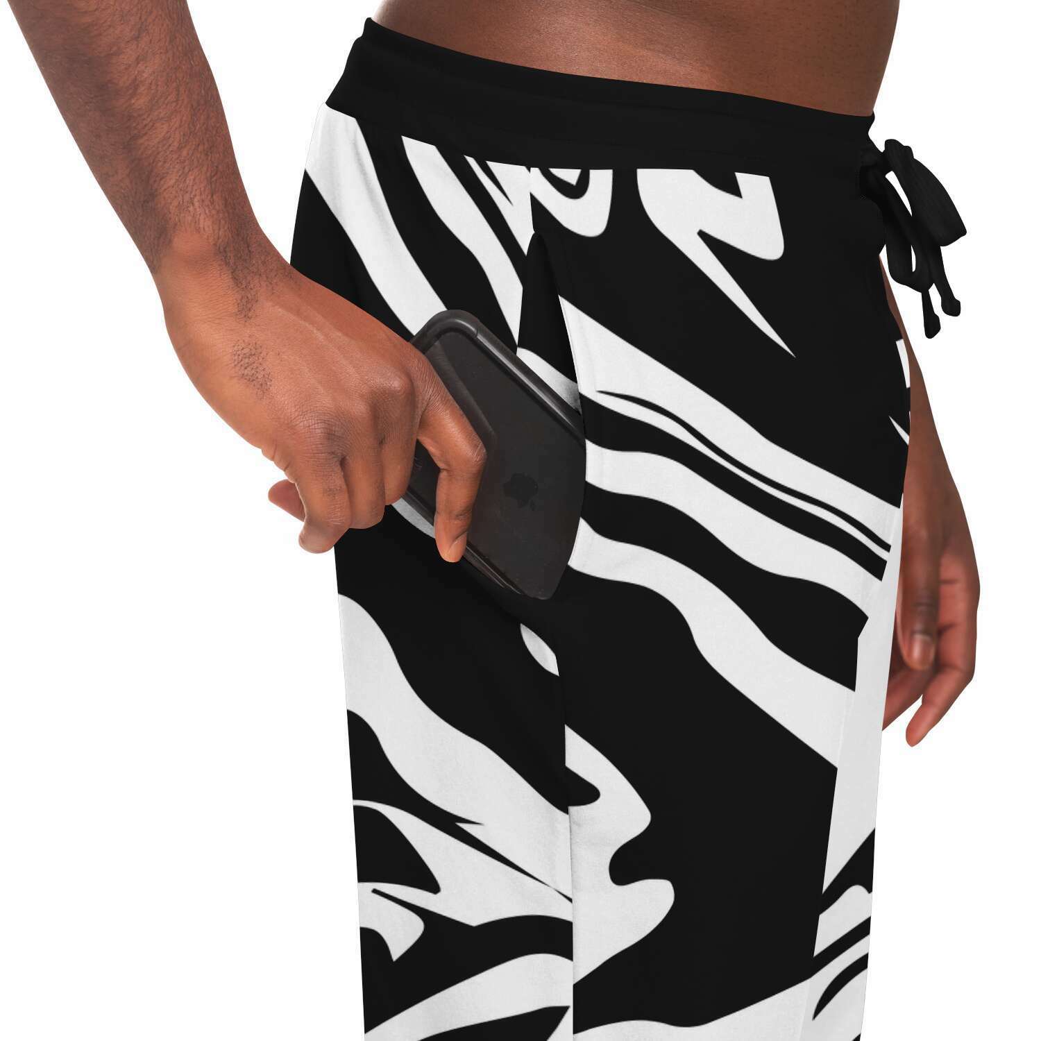 B&W acid trip jogger