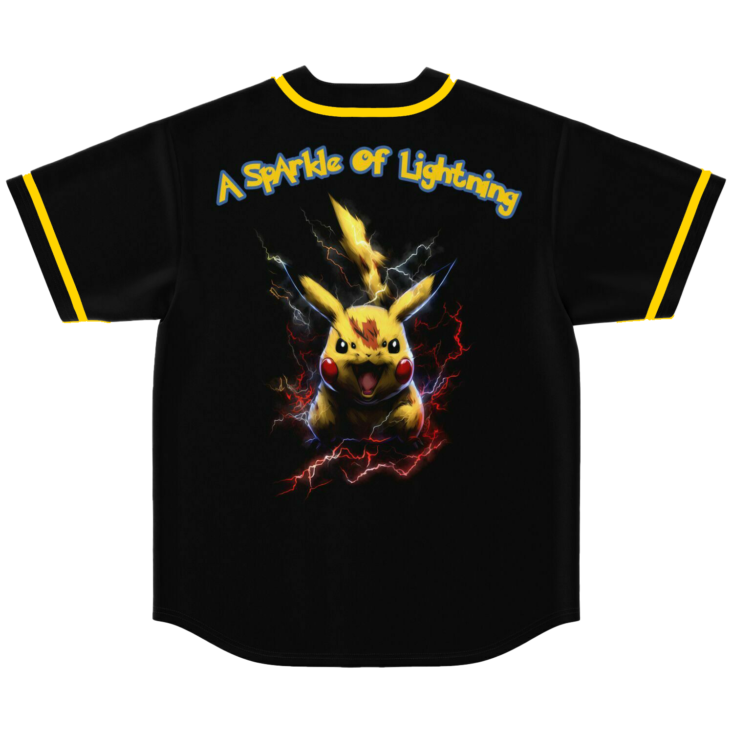 A Spark of lightning Pikachu jersey
