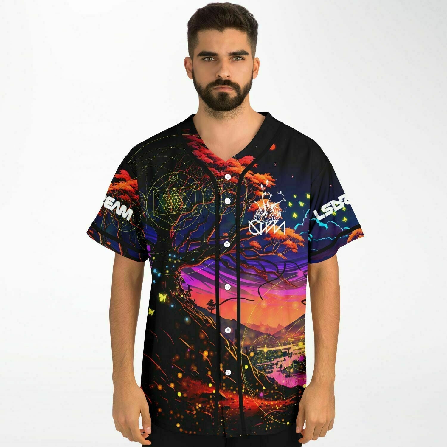 Badman Ganja white night jersey