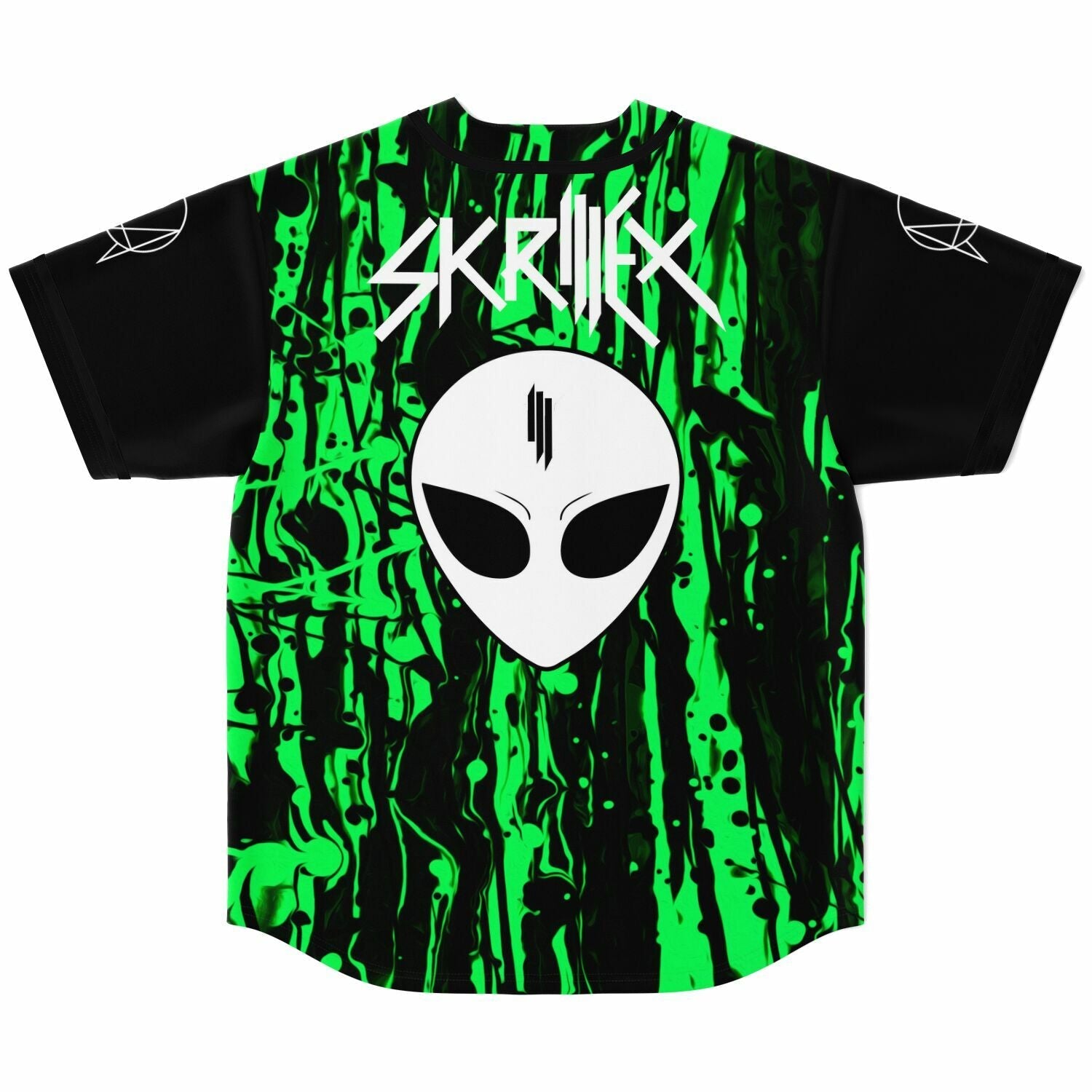 Skrillex Green Baseball jersey