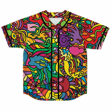 Halloween abstract Baseball Jersey