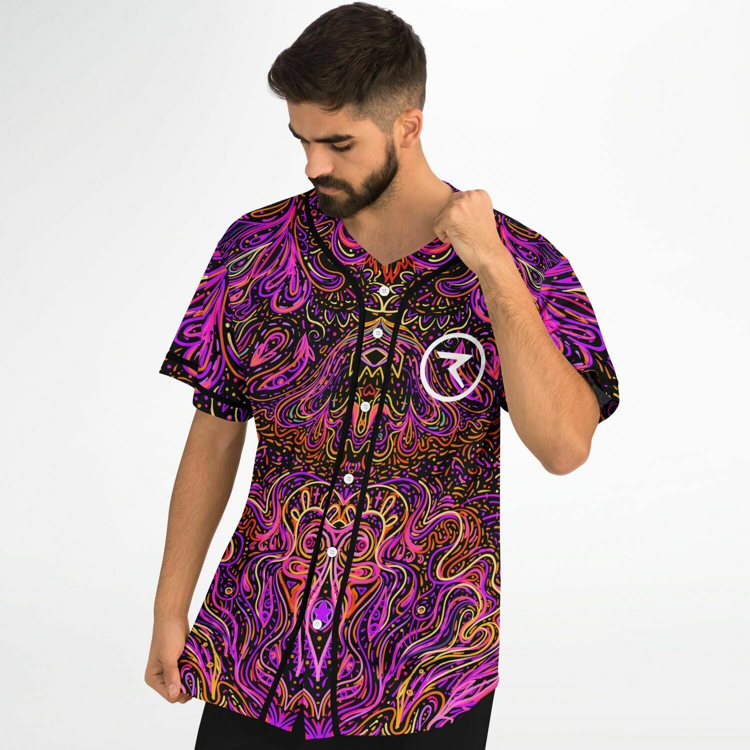 Trippy set baseball jersey