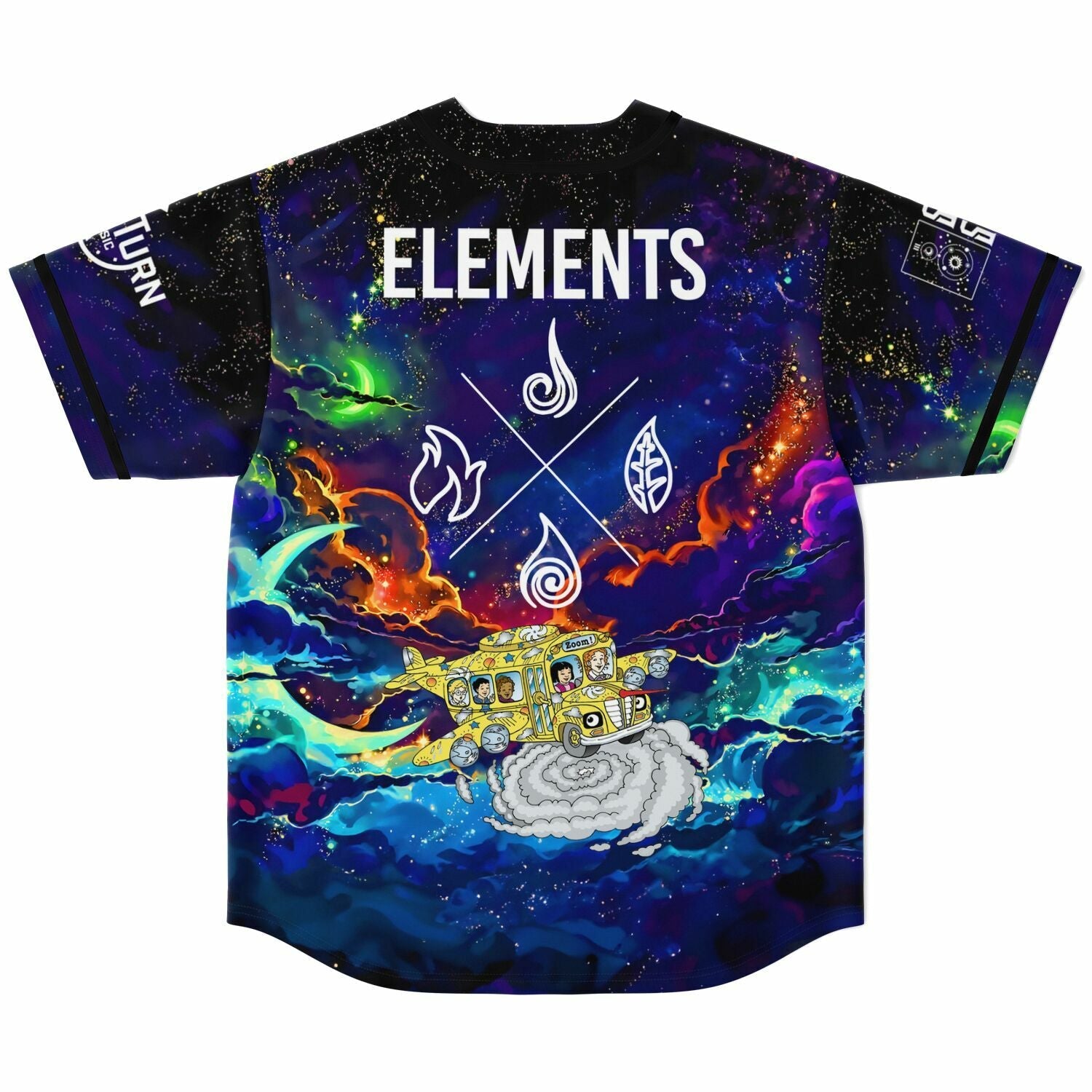 School Bus Baseball Jersey