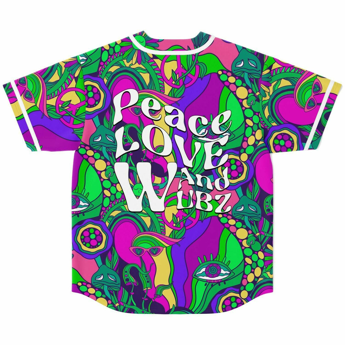 Peace love and wubz Baseball Jersey