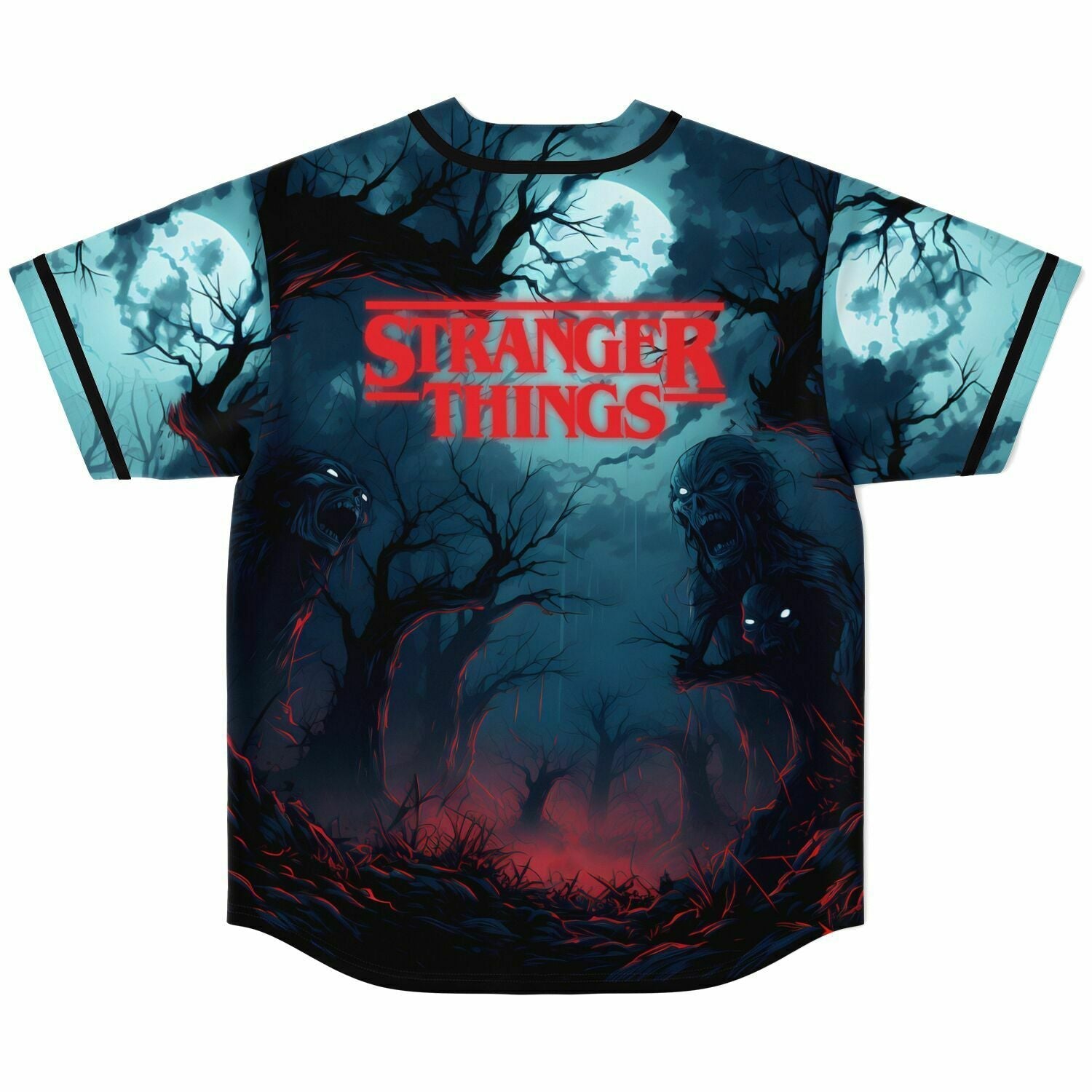 Stranger things Halloween Baseball Jersey