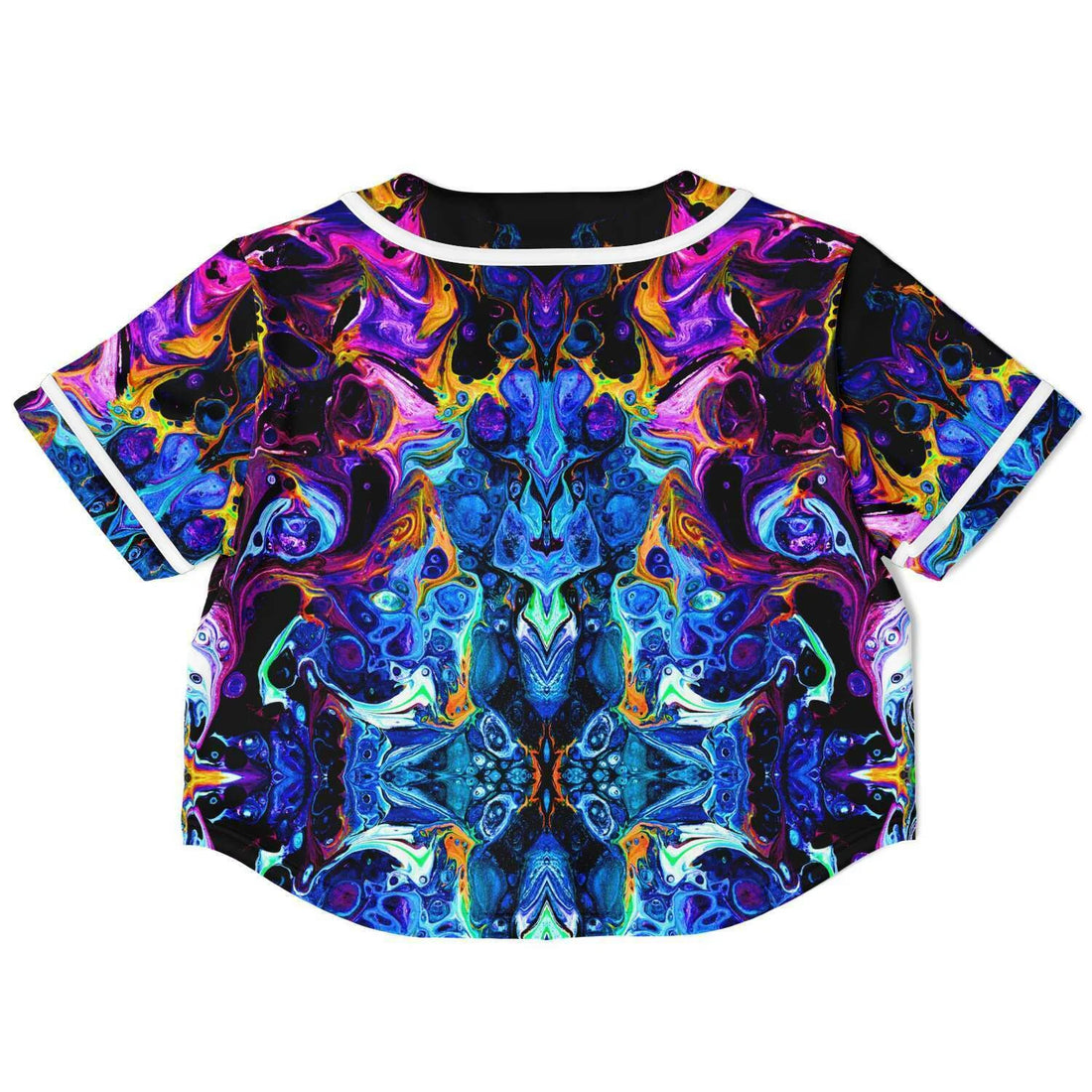 God illusion Cropped Rave Top Jersey