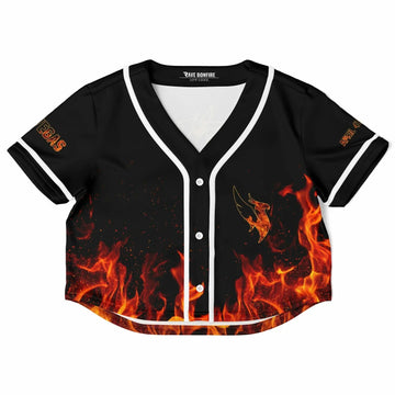 Megan custom Cropped Baseball Jersey V3