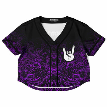 Certified crybanger Cropped Baseball Jersey