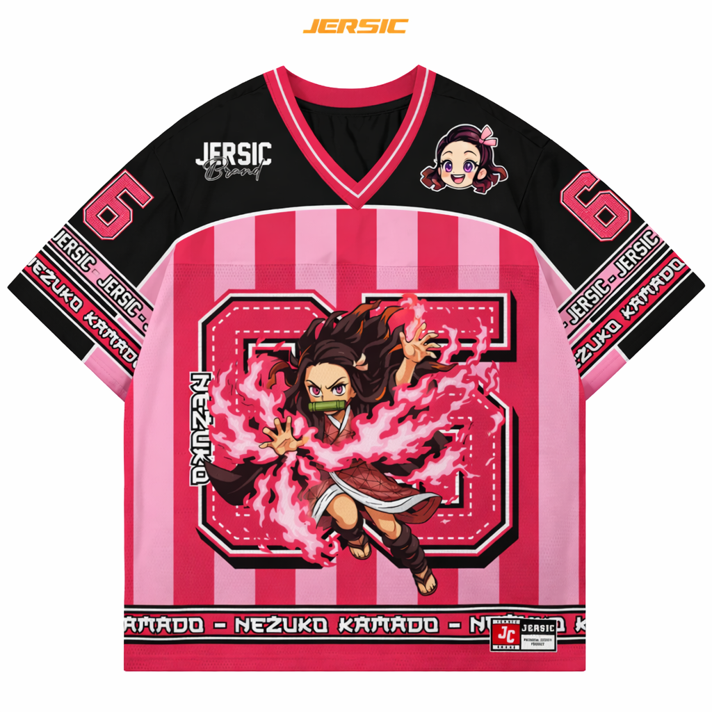 Nezuko Kamado Edition Over Sized Mesh Jersey
