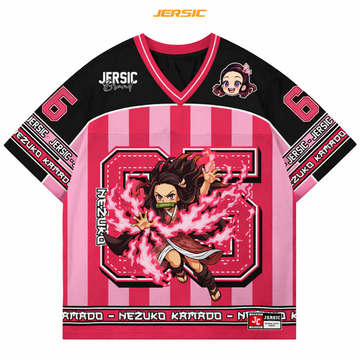Nezuko Kamado Edition Over Sized Mesh Jersey