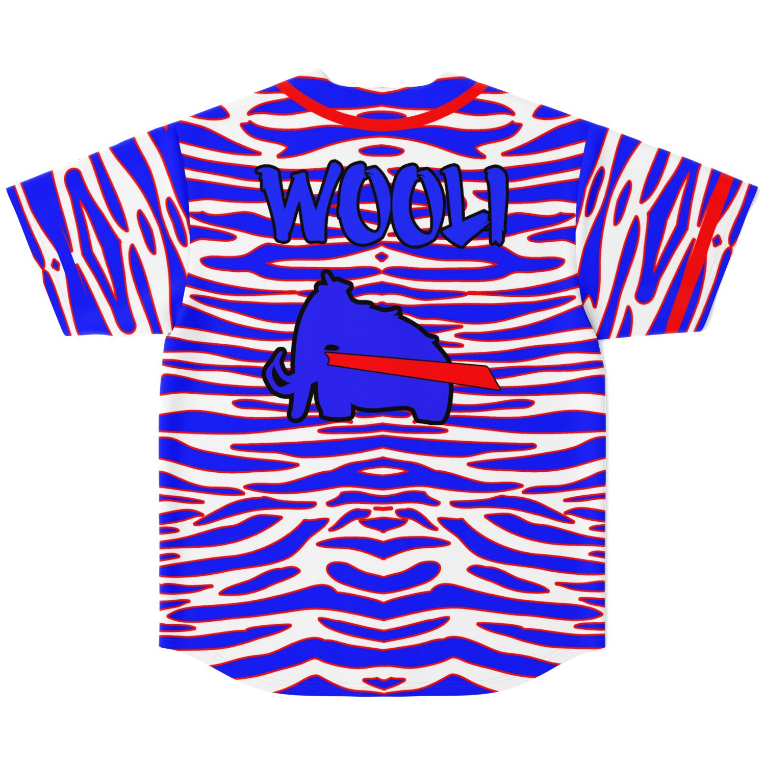 Wooli zebra Baseball Jersey