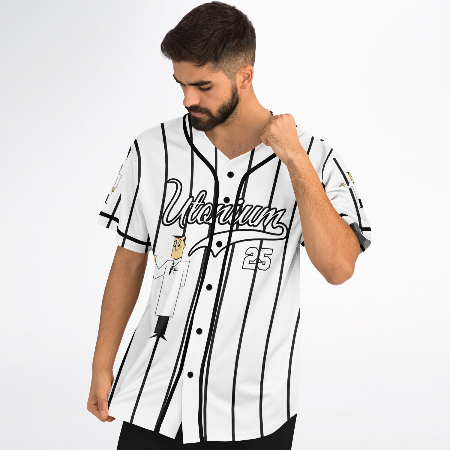 utonium custom Baseball Jersey