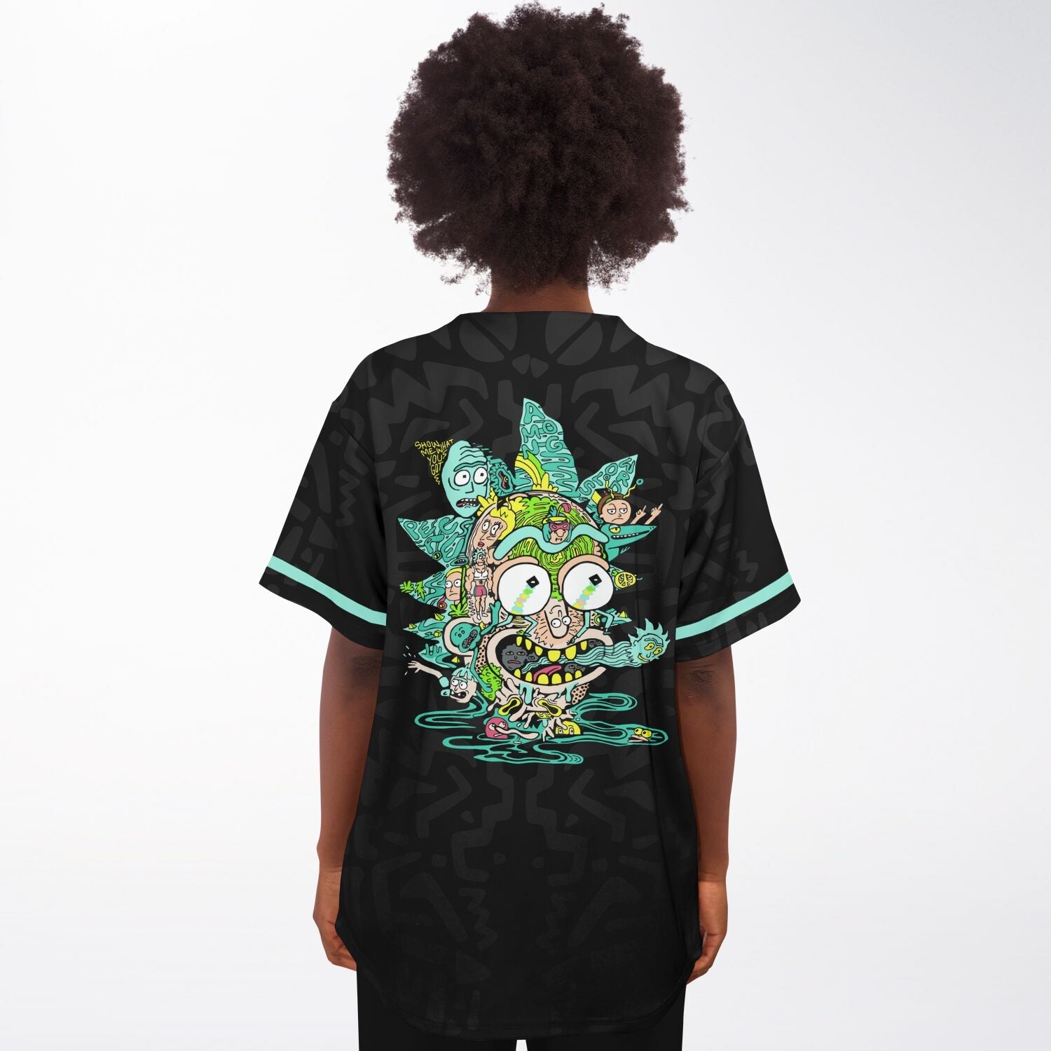 Rick and friends rave Baseball Jersey