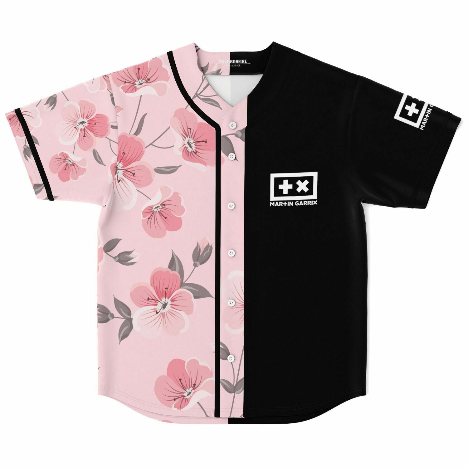 Martin Garrix flowers custom baseball jersey