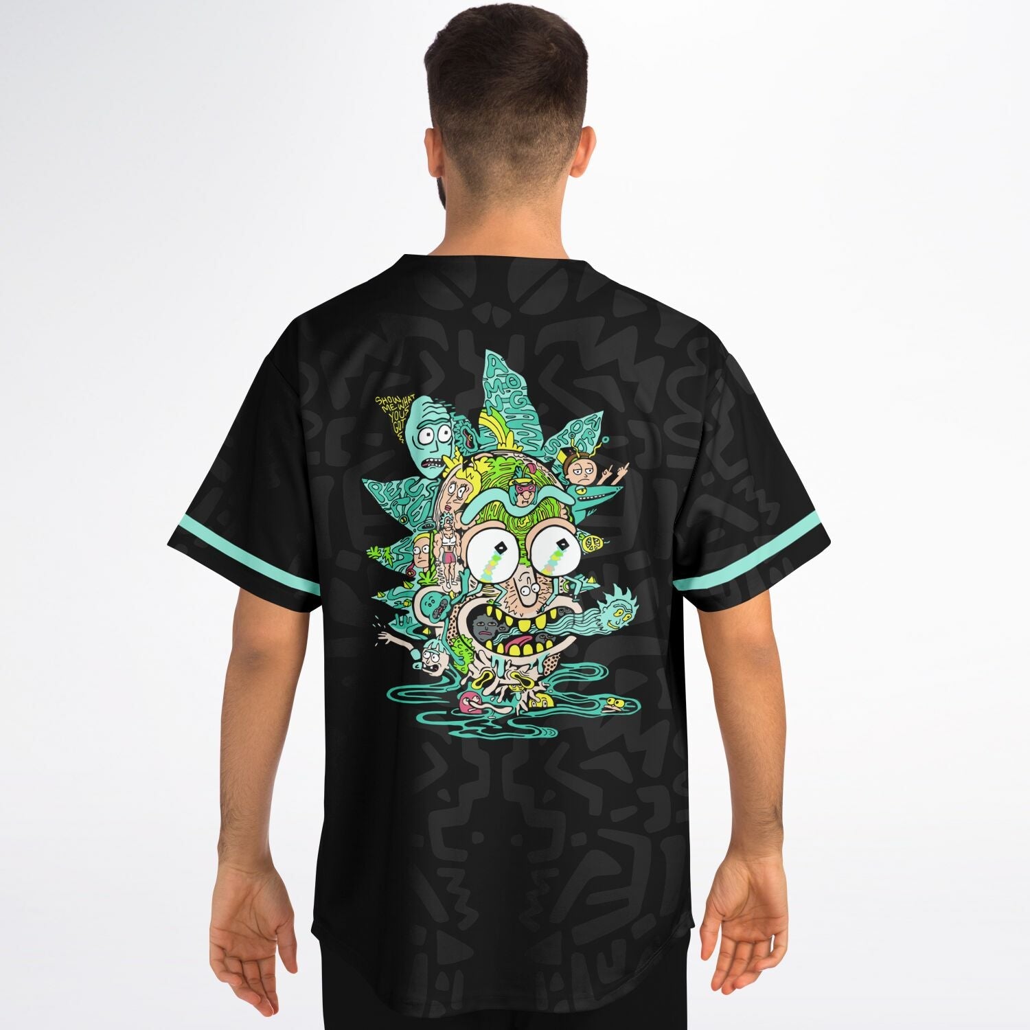 Rick and friends rave Baseball Jersey