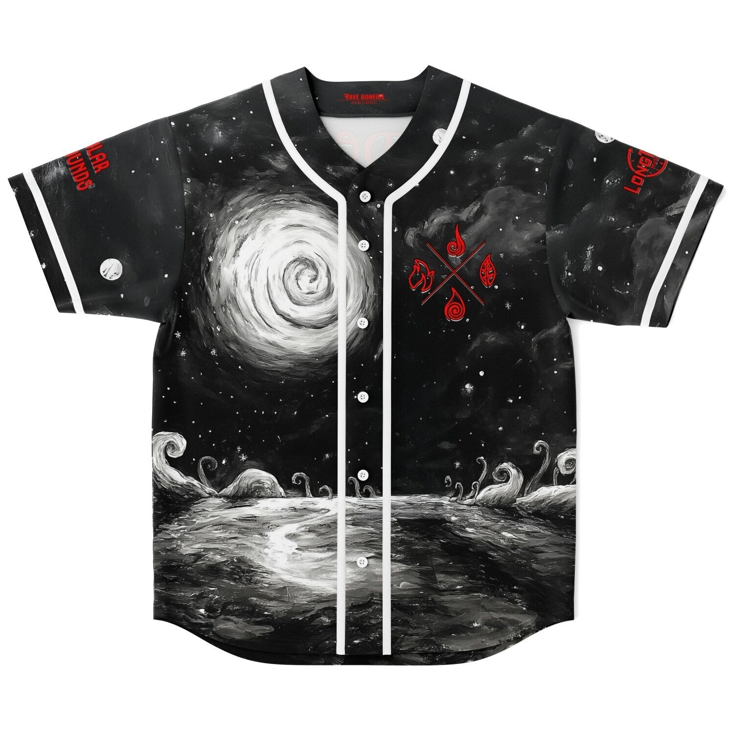 Elements night before litmas custom Baseball Jersey