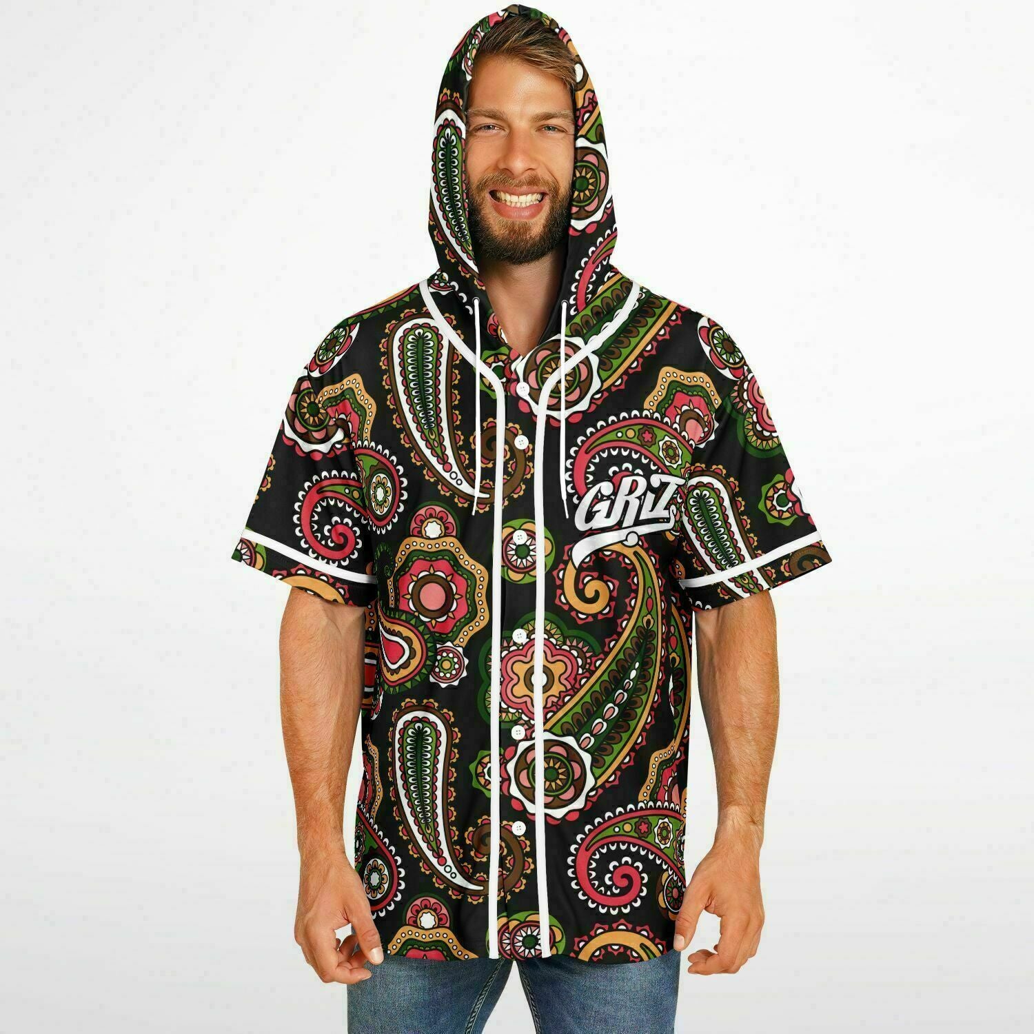 Spread love Griz hooded jersey shirt