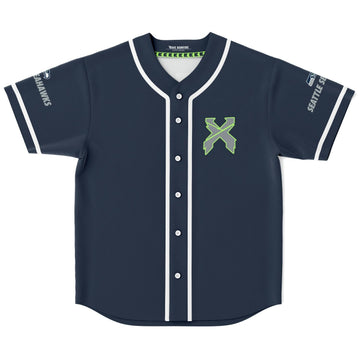 Seahawk custom Baseball Jersey