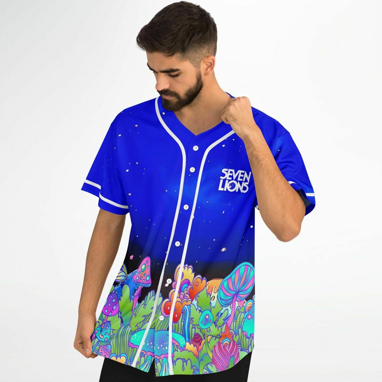 Blue Seven lions custom jersey V2