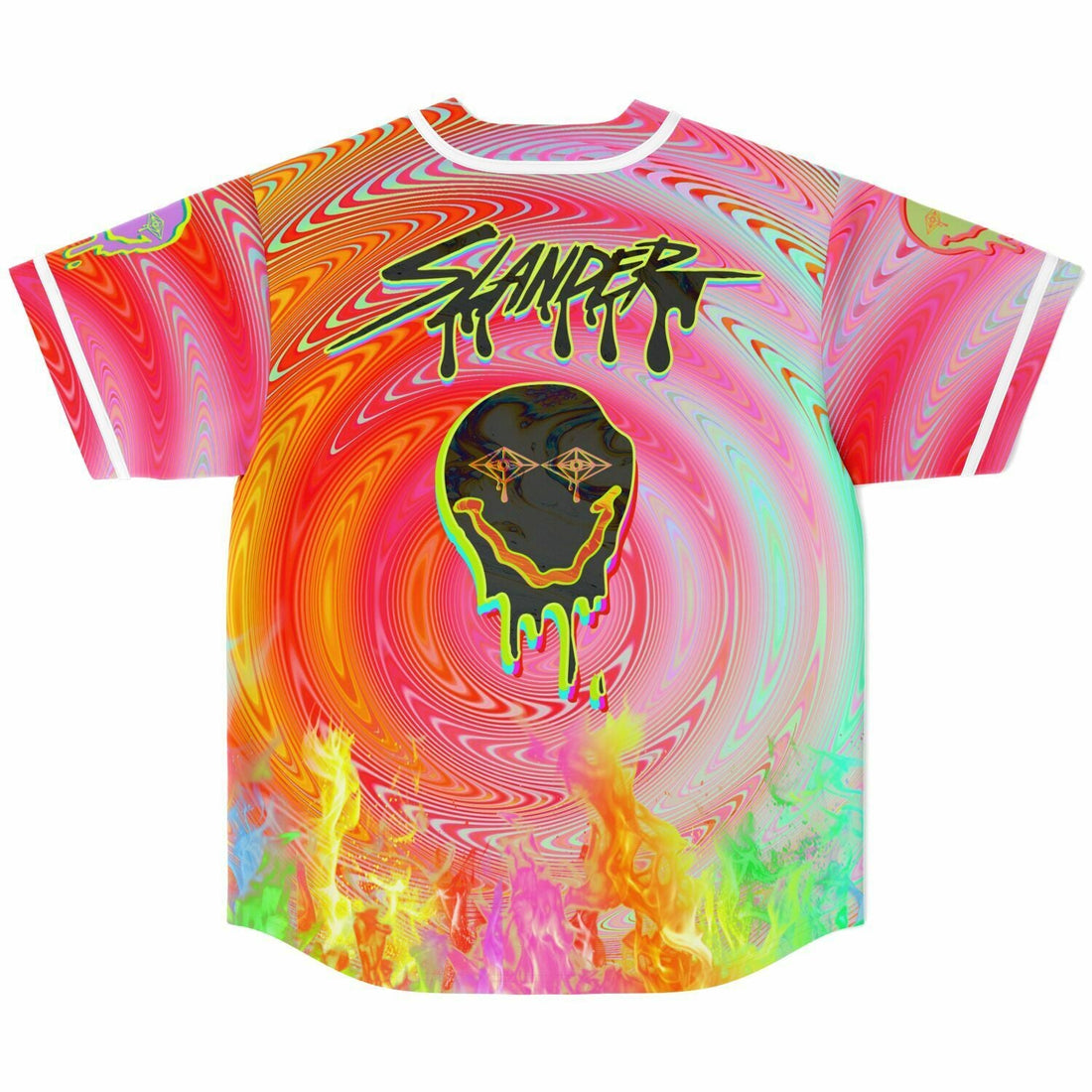 Colorful skull slander jersey