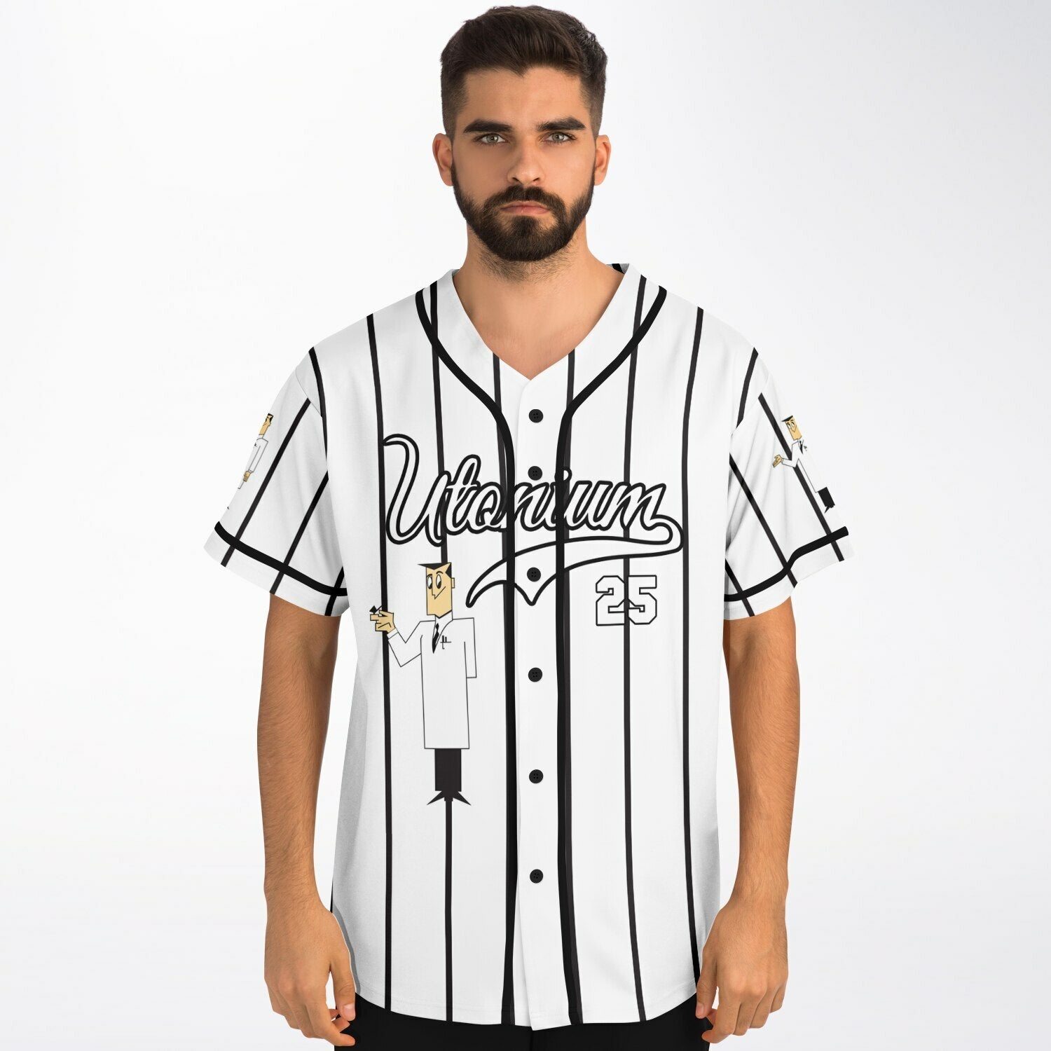 utonium custom Baseball Jersey