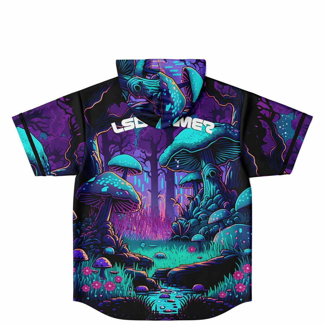 Lsdream baseball jersey with hood