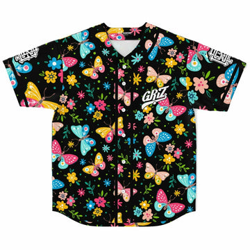 Griz Butterflies baseball jersey