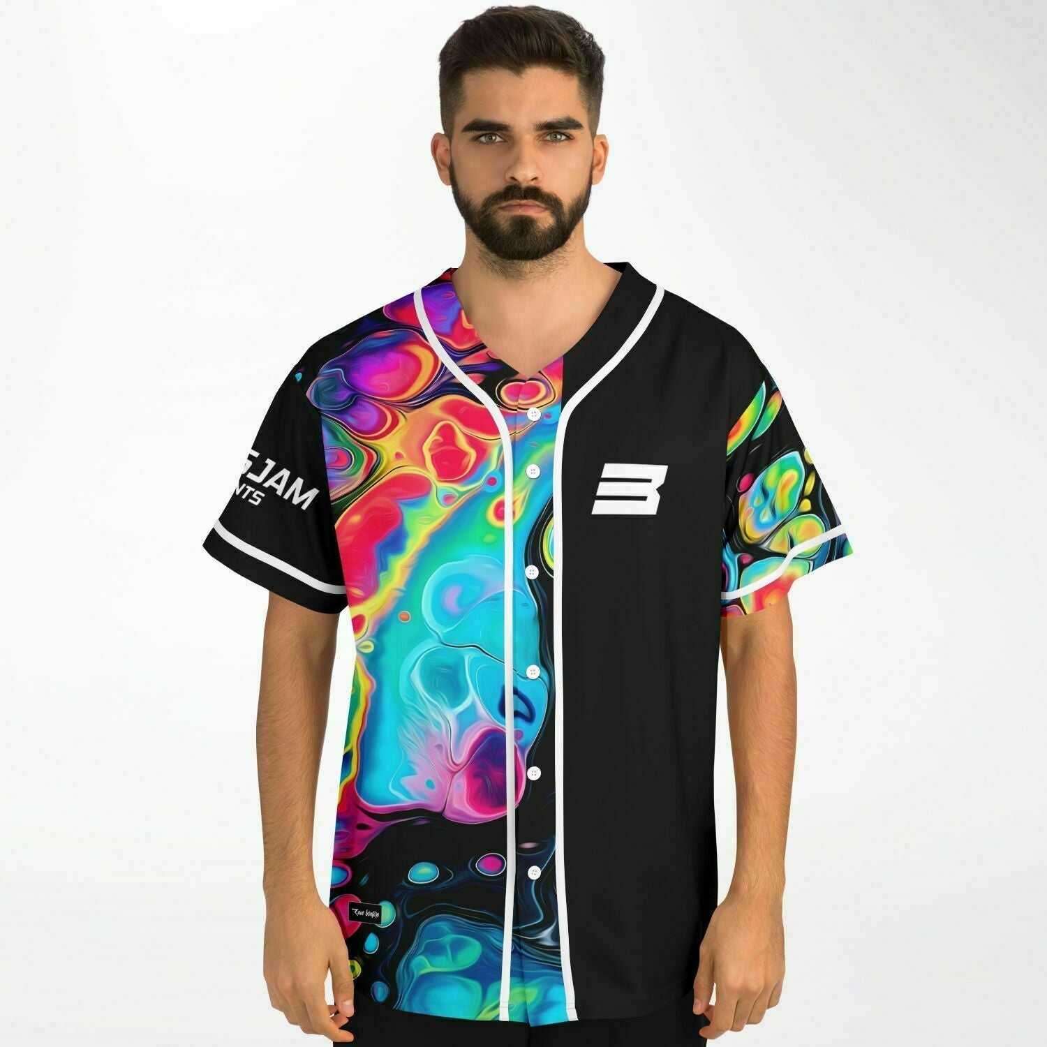Bassjam events Baseball Jersey