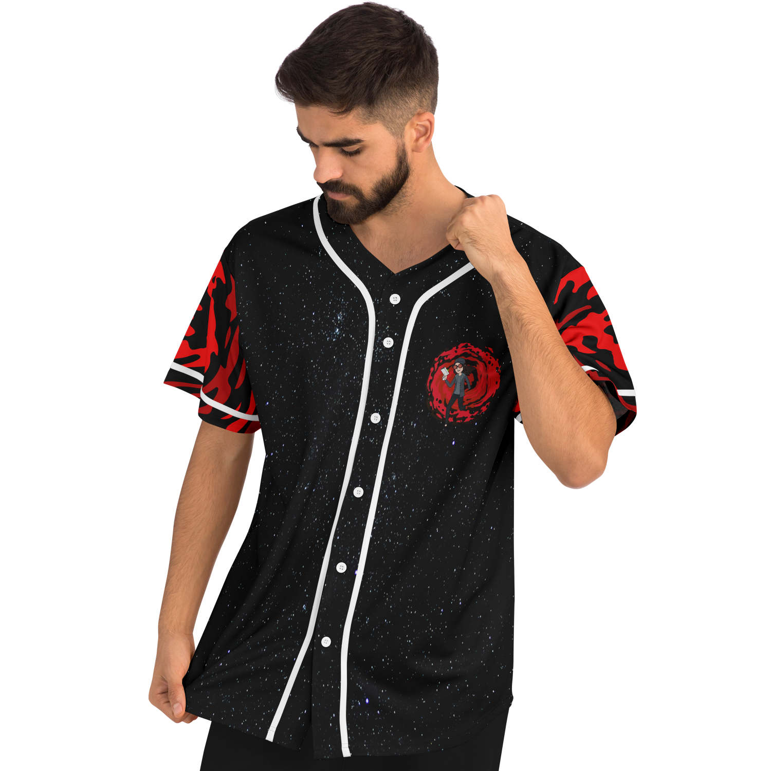 Space mom Rezz baseball jersey