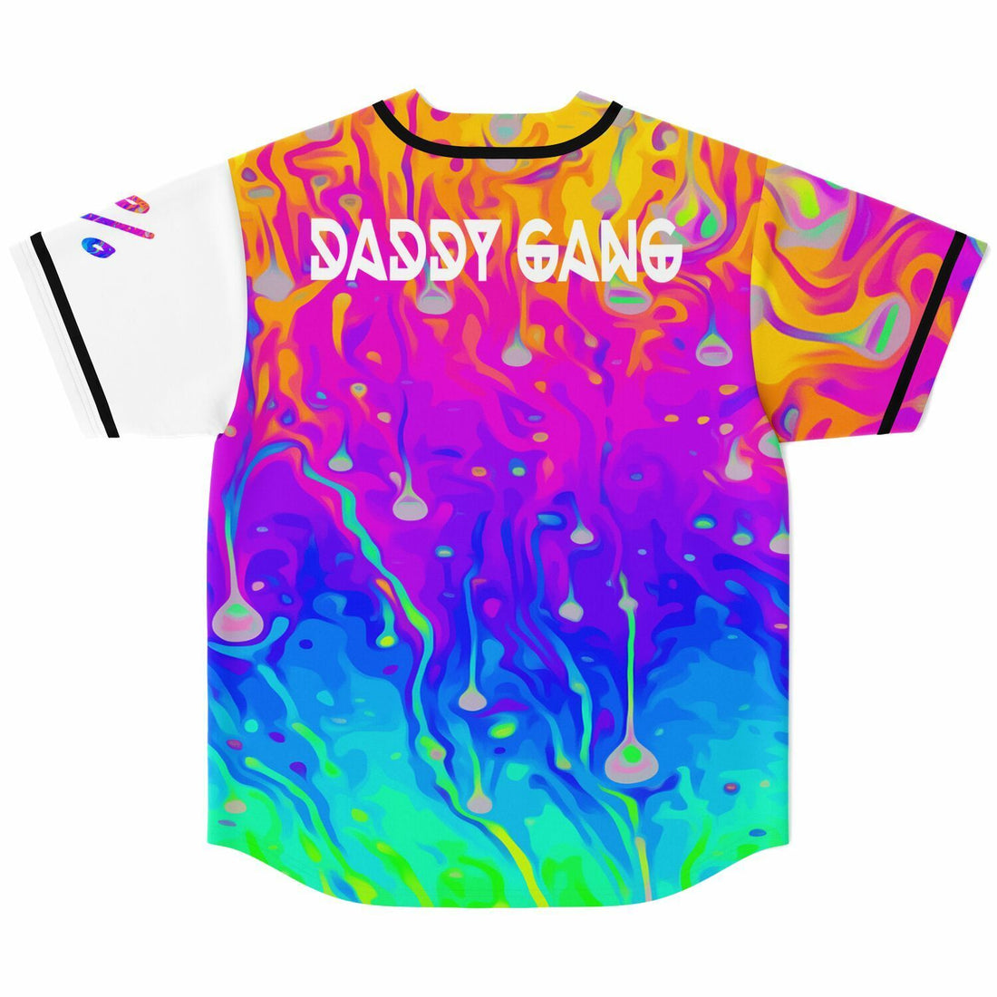 Daddy rainbow acid trip baseball jersey