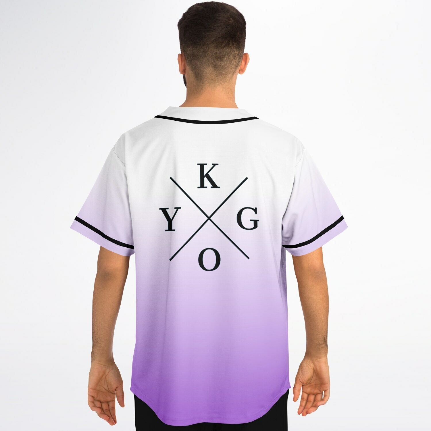 Lavender kygo Baseball Jersey