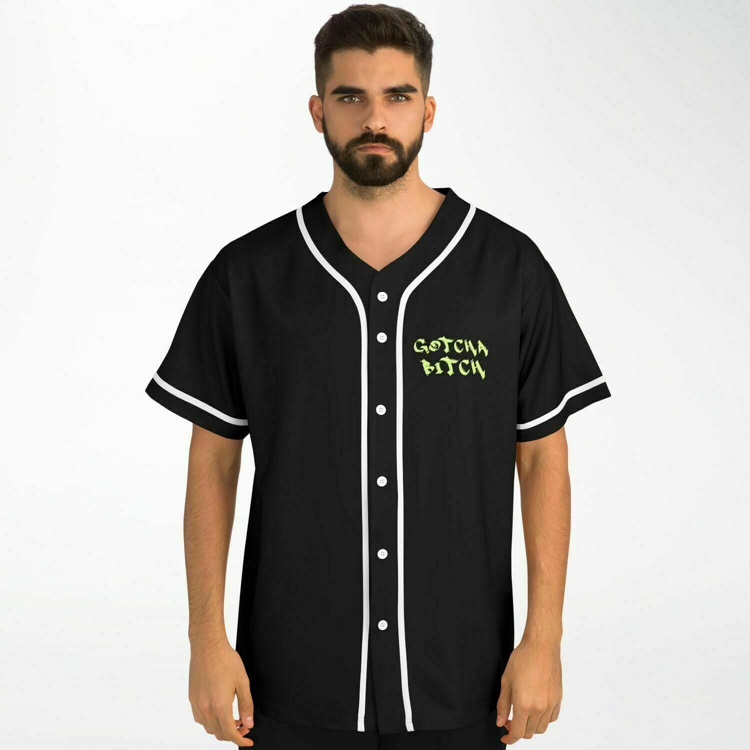 Manny custom rave Baseball Jersey V1