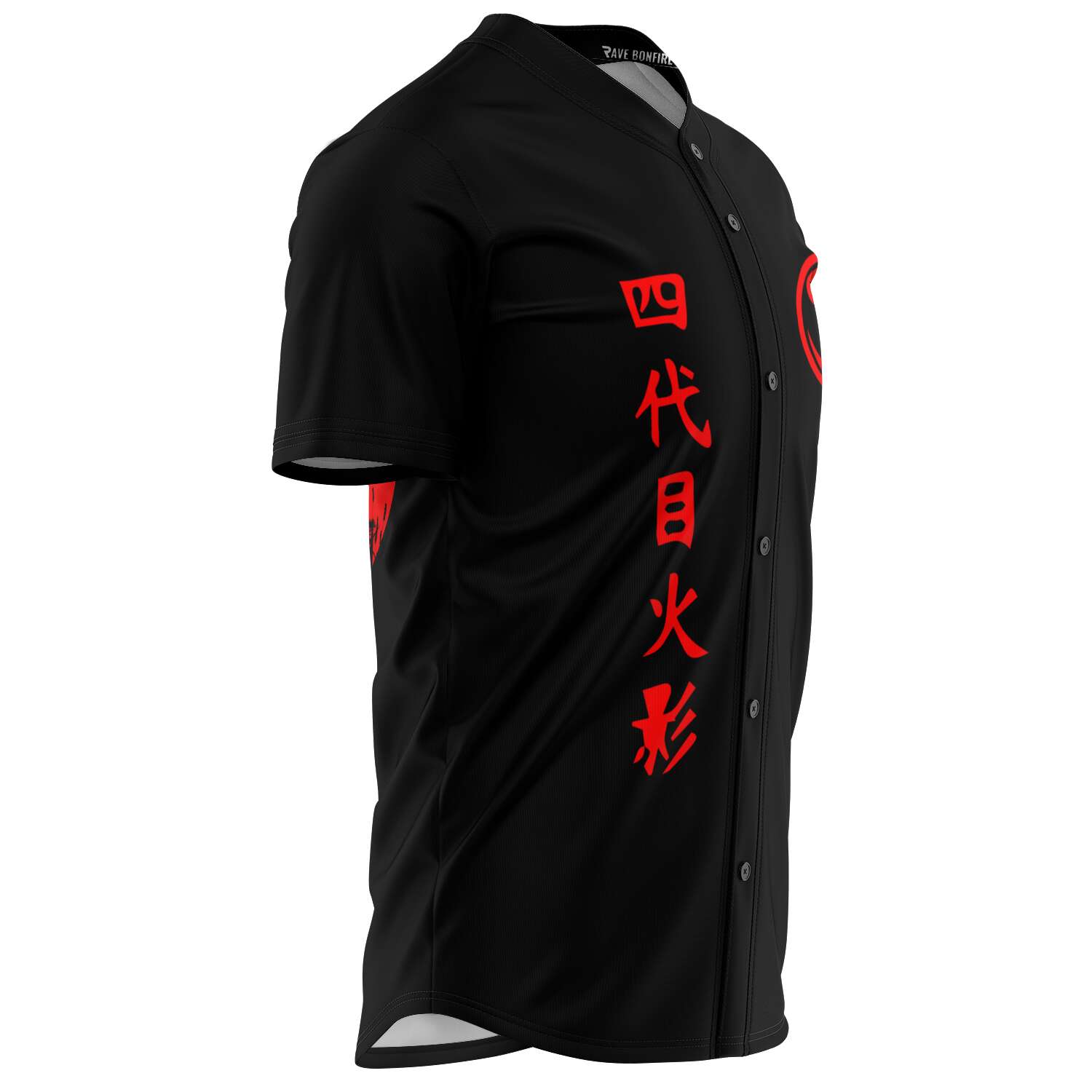 Black Minato Namikaze clan custom jersey