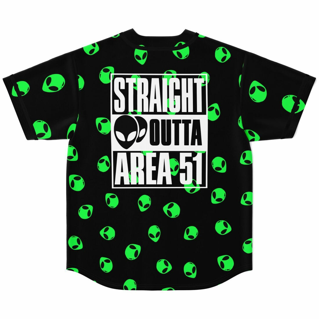 Straight outta area 51 baseball jersey