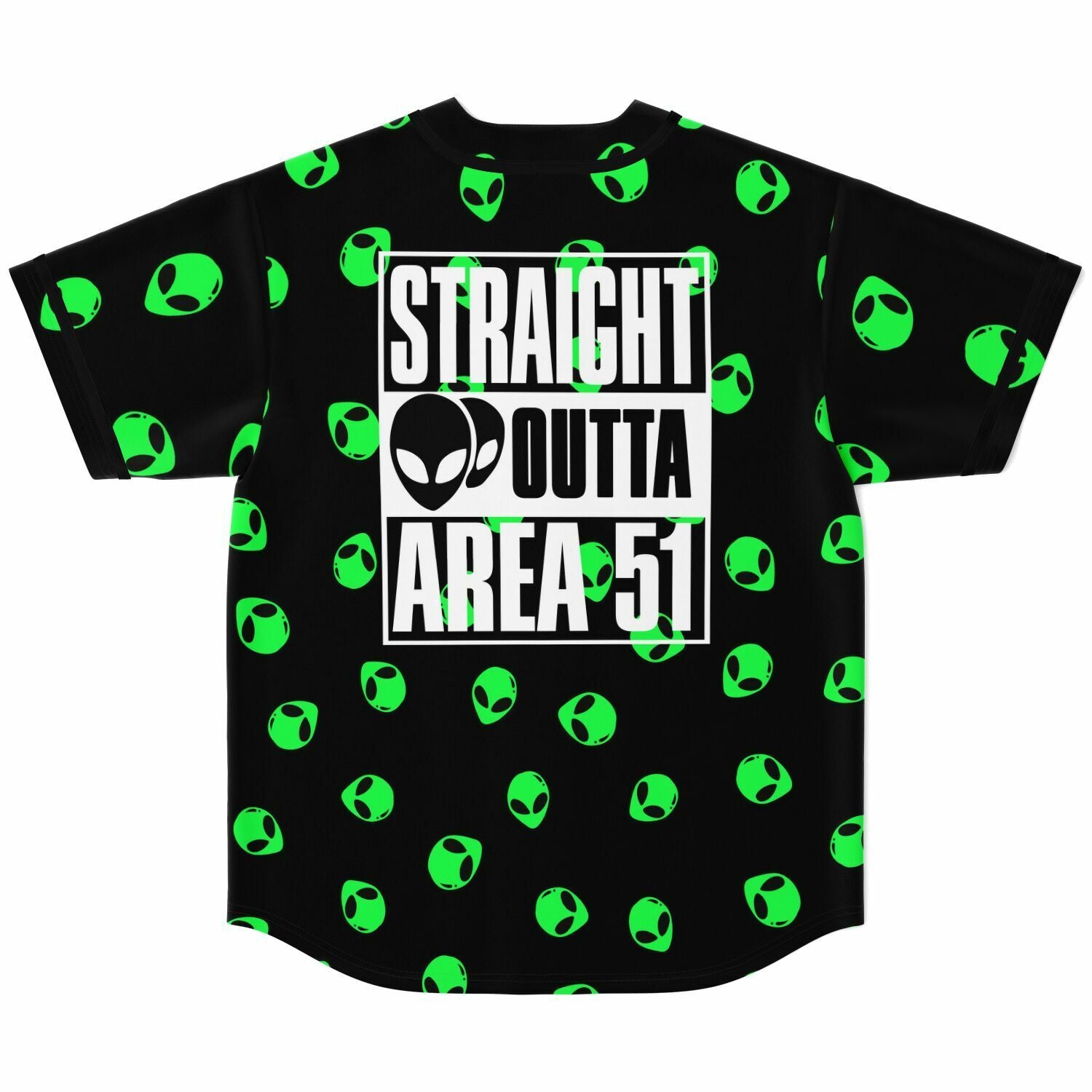 Straight outta area 51 baseball jersey