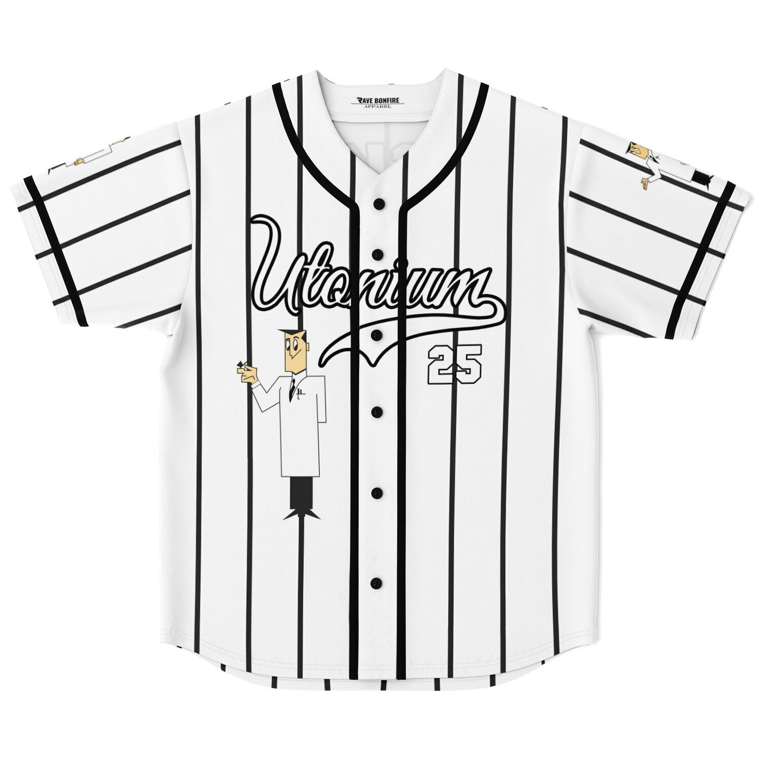 utonium custom Baseball Jersey